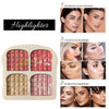 Arfa cosmetics Professional Shimmer Shiny Highlighter and Eye shadow kit