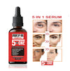 Arfa Cosmetics Hot Deal Urgent Facial  5IN1 Serum Gulatathione Brighten Skin Tone Removes Dead Skin Hyaluronic Vitamin c All Skin Types Use